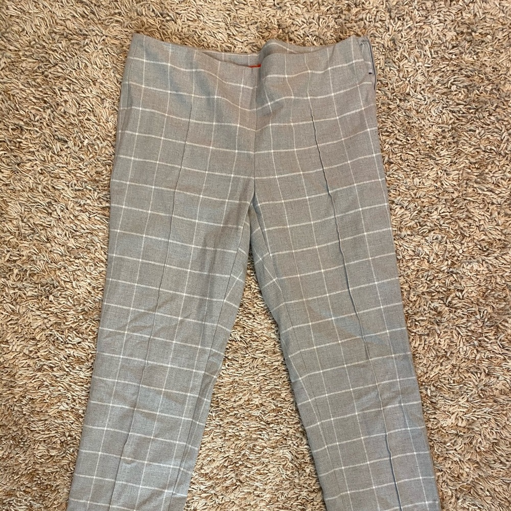 Gray work pants